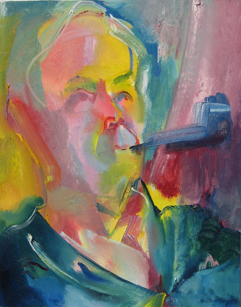 Tony Benn by Stephen B Whatley